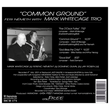 Mark Whitecage Trio- Németh Feri: Common Ground
