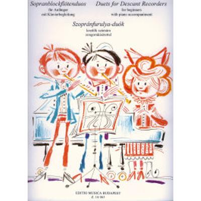 Szopránfurulya-duók kezdők számára zongorakísérettel